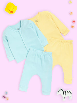 Pastel Yellow & Pastel Blue Infant Set