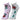 Combo Of 2 Kids Ankle Length Socks:Dear Santa-Pink, Ecru - SOC2-AF-DREC-6-12