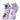 Combo Of 2 Kids Ankle Length Socks:Dear Santa-Pink, Lavender - SOC2-AF-DPLV-6-12