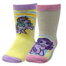 Combo Of 2 Kids Ankle Length Socks:Little Pony- Lemon,Yellow - SOC2-AF-LPLY-6-12