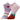 Combo Of 2 Kids Ankle Length Socks:Sweet Berry: Pink, Lavender - SOC2-AF-SPL-6-12