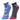 Combo Of 2 Kids Ankle Length Socks:Zebra:Ash, Blue - SOC2-AF-ZBAB-6-12