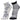Combo Of 2 Kids Ankle Length Socks:Zebra:Grey, Black - SOC2-AF-ZBGB-6-12