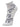 Combo Of 2 Kids Ankle Length Socks:Zebra:Grey, Black - SOC2-AF-ZBGB-6-12
