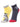 Combo Of 2 Kids Ankle Length Socks:Zebra:Yelllow, Ash - SOC2-AF-ZBYL-6-12