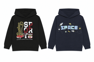 Combo of 2 Kids Hooded Sweatshirts - 0-6-months Kids Winter Hoodies