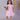 Combo of 2Pink Rabbit & Polka Dotted Girls Casual Dresses