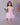Combo of 2Pink Rabbit & Polka Dotted Girls Casual Dresses