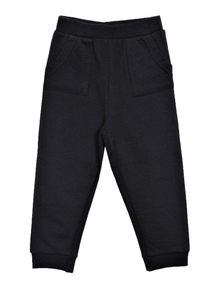Combo of 2 Sweatpants- Navy Blue and Black - SP-2-NB-0-6