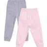 Combo of 2 Sweatpants- Pink and Grey - SP-2-PG-0-6