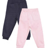 Combo of 2 Sweatpants- Pink and Navy Blue - SP-2-PN-0-6