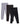 Combo of 3 Girls Full Length Leggings-Black, Brown and Grey - GLLG-3-BBG-0-6