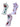 Combo Of 3 Kids Ankle Length Socks:Dear Santa: Ecru,Pink, Lavender - SOC3-AF-DEPL-6-12