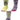 Combo Of 3 Kids Ankle Length Socks:Little Pony-Lemon,Yellow,Lavender - SOC3-AF-LYLV-6-12