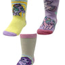 Combo Of 3 Kids Ankle Length Socks:Little Pony-Lemon,Yellow,Lavender - SOC3-AF-LYLV-6-12