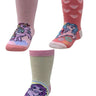 Combo Of 3 Kids Ankle Length Socks:Little Pony-Pink, Peach, Lemon - SOC3-AF-LPLM-6-12