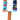 Combo Of 3 Kids Ankle Length Socks:My Dino:Orange, Aqua,Blue - SOC3-AF-MOAB-6-12