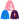 Combo of 3 Kids Hooded Sweatshirts - Pink-Purple-Blue Kids Winter Hoodies