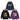 Combo of 3 Kids Hooded Sweatshirts - Black-Navy-Purple Kids Winter Hoodies