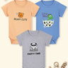 Combo of 3 Onesie: Style A - ONC3 - BCMDPT - PM
