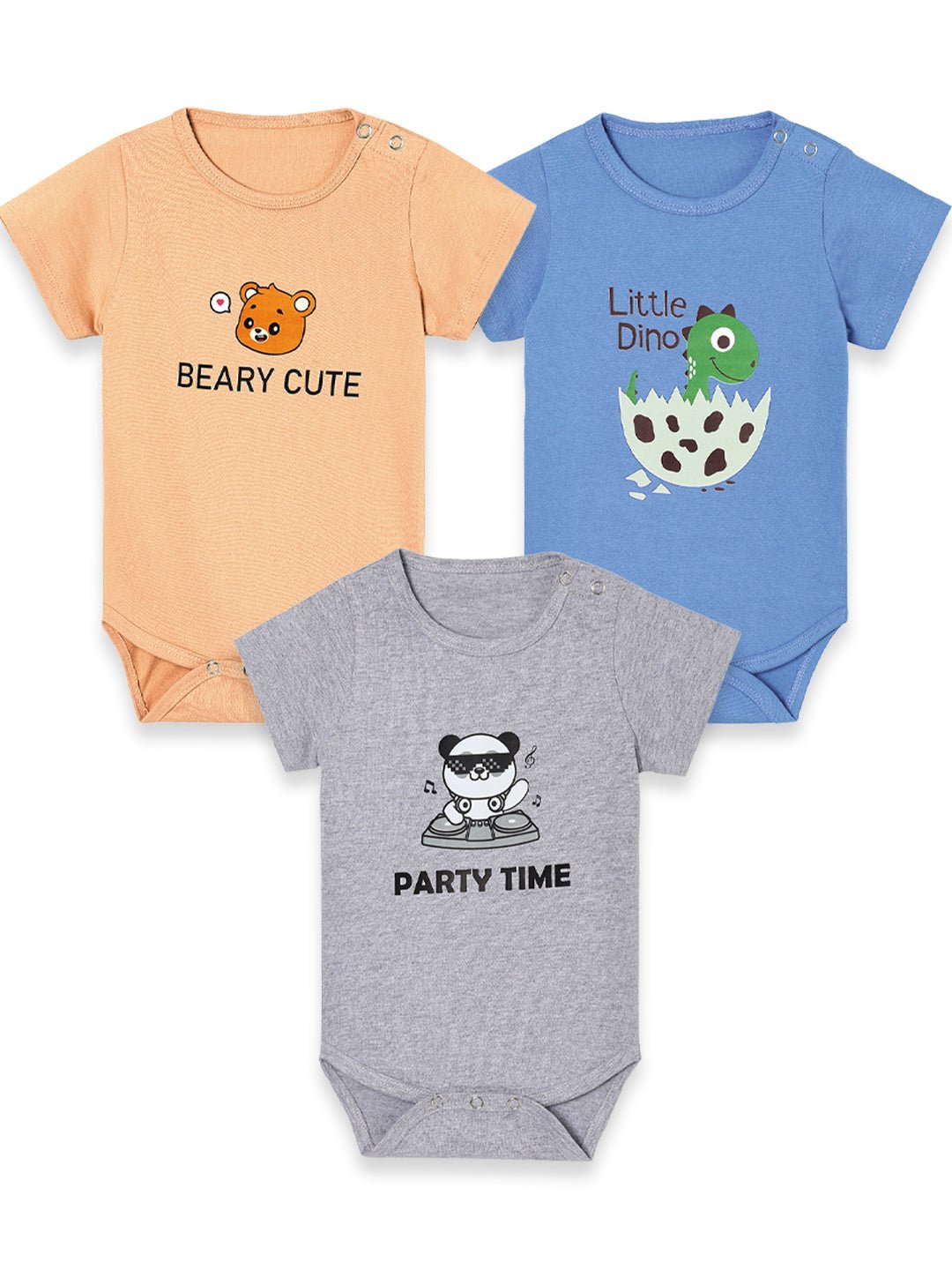 Combo of 3 Onesie: Style A - ONC3 - BCMDPT - PM