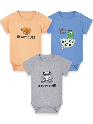 Combo of 3 Onesie: Style A - ONC3 - BCMDPT - PM