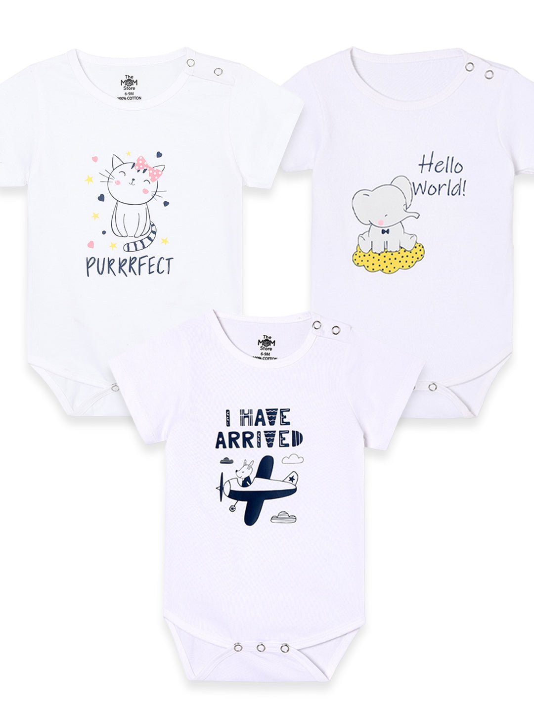Combo of 3 Onesie: Style C - ONC3 - HWIAPR - PM