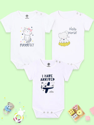 Combo of 3 Onesie: Style C - ONC3 - HWIAPR - PM