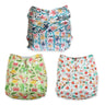 Combo of 3 Reusable Diapers- Option 11 - DPR-3-TPBS-3-3
