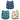 Combo of 3 Reusable Diapers- Option 12 - DPR-3-LOSC-3-3