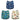 Combo of 3 Reusable Diapers- Option 12 - DPR-3-LOSC-3-3