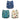Combo of 3 Reusable Diapers- Option 12 - DPR-3-LOSC-3-3