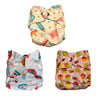 Combo of 3 Reusable Diapers - Option 2 - CD3-BRDCP-3-3