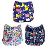 Combo of 3 Reusable Diapers - Option B - DPR-3-RMHE-3-3