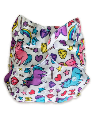 Combo of 3 Reusable Diapers - Option K - DPR-3-MSB-3-3