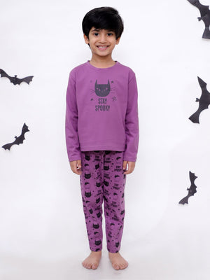 Combo Of 3: Stay Spooky Matching Pajama Set For Mom And Baby - Halloween Costumes