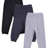 Combo of 3 Sweatpants-Grey, Navy Blue and Black - SP-3-GNB-0-6