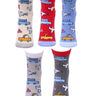 Combo Of 5 Kids Ankle Length Socks:Fly High - SOC5-AF-FEBRG-1-2