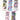 Combo Of 5 Kids Ankle Length Socks:Magic World - SOC5-AF-MCBL-6-12
