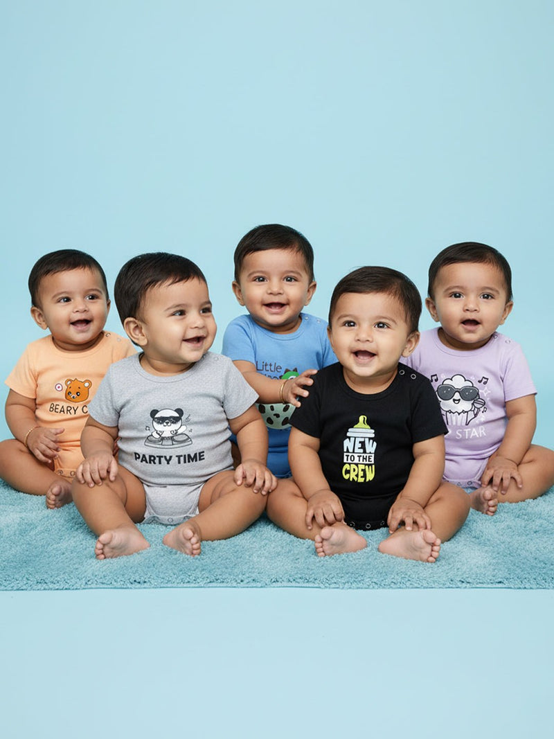 Baby Onesies - Combo of 5