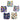 Combo of 5 Reusable Diapers - Option A - DPR-5-EHJRM-3-3
