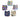 Combo of 5 Reusable Diapers - Option A - DPR-5-EHJRM-3-3