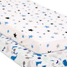 Combo of Baby Crib Sheet - Sleep Under The Stars and My Sea World - CRB2-SLSMSW