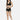Combo of Black Maternity Over belly High Waist Lace Panty and Maternity Nursing Sleep Bra - LNGR2-LPSB-S