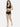 Combo of Black Maternity Over belly High Waist Lace Panty and Maternity Nursing Sleep Bra - LNGR2-LPSB-S