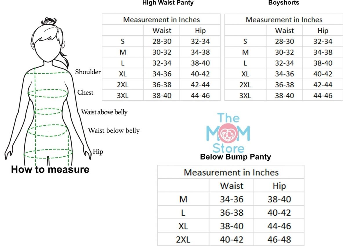 Combo of Black Maternity Over belly High Waist Lace Panty and Maternity Nursing Sleep Bra - LNGR2-LPSB-S