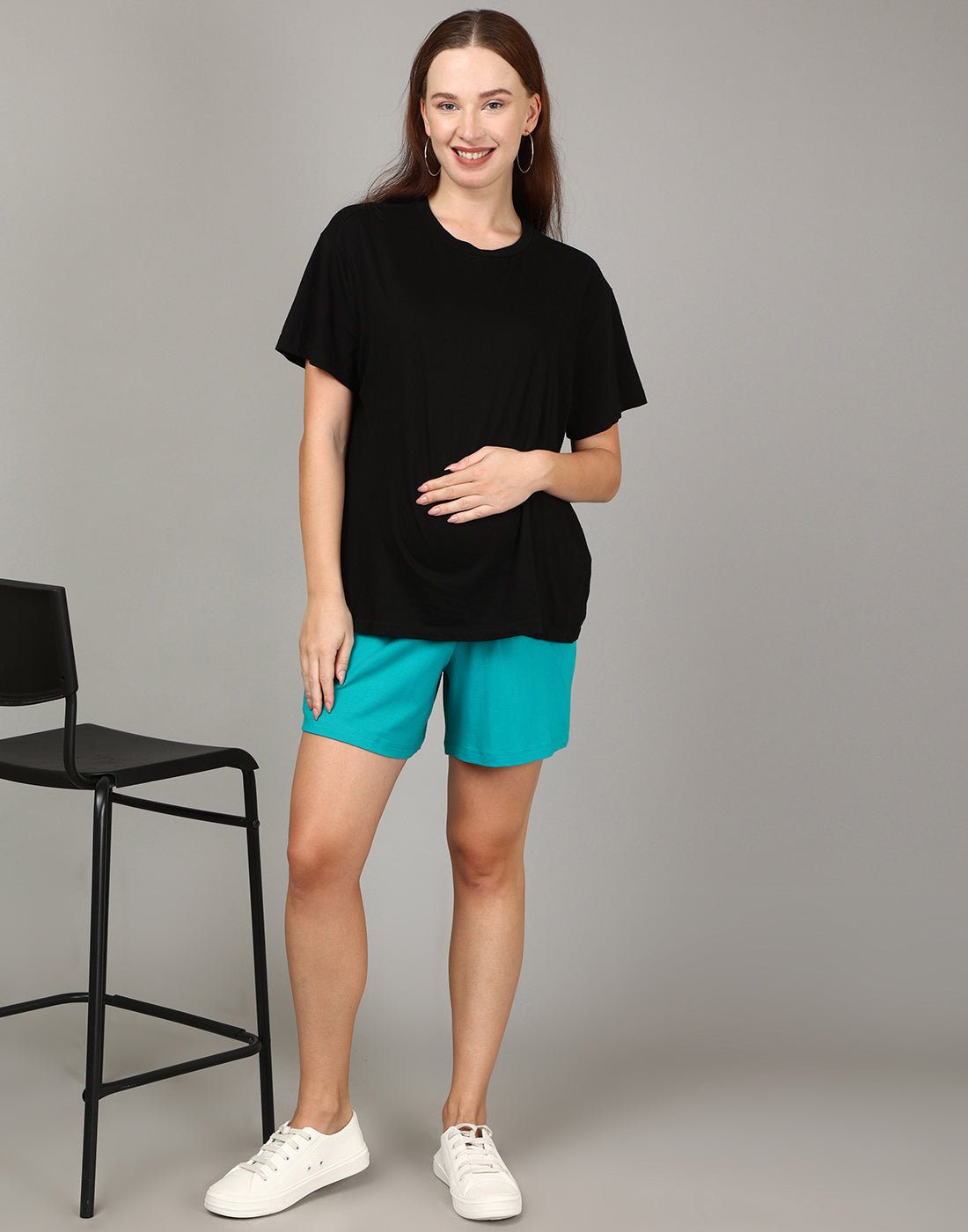 Combo of 2 Comfy Maternity Shorts
