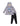Combo of Girls Little Penguin Hooded Sweater Dress with Black Leggings - WNCL-HL-LTPG-0-6