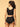 Combo Of Maternity Nursing Sleep Bra and Overbelly Support Panties -Black - LNGR2-AN-BLK-S