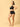 Combo Of Maternity Nursing Sleep Bra and Overbelly Support Panties -Black - LNGR2-AN-BLK-S